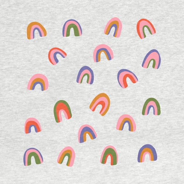 Tween spirit simple colorful rainbows by Natalisa